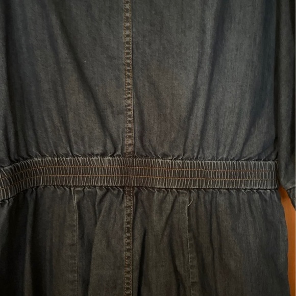 Eva Mendes New York & Company Women’s Denim Jumpsuit Size: 16 - Picture 8 of 11